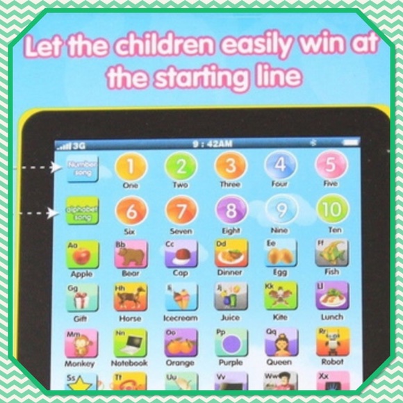 🌟New🌟 Children’s Educational Tablet Pad 🌟 - Picture 3 of 12